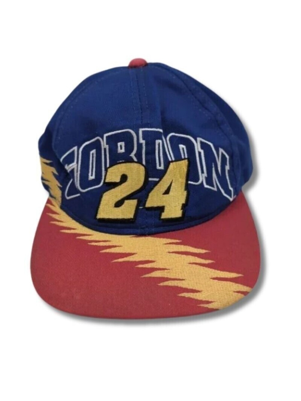 Vintage Jeff Gordon #24 NASCAR Snapback Hat Chase Authentics Lightning Design